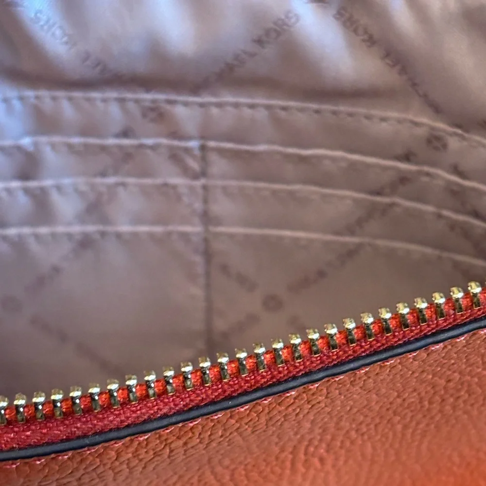 Michael Kors‎ Studded Orange Wristlet